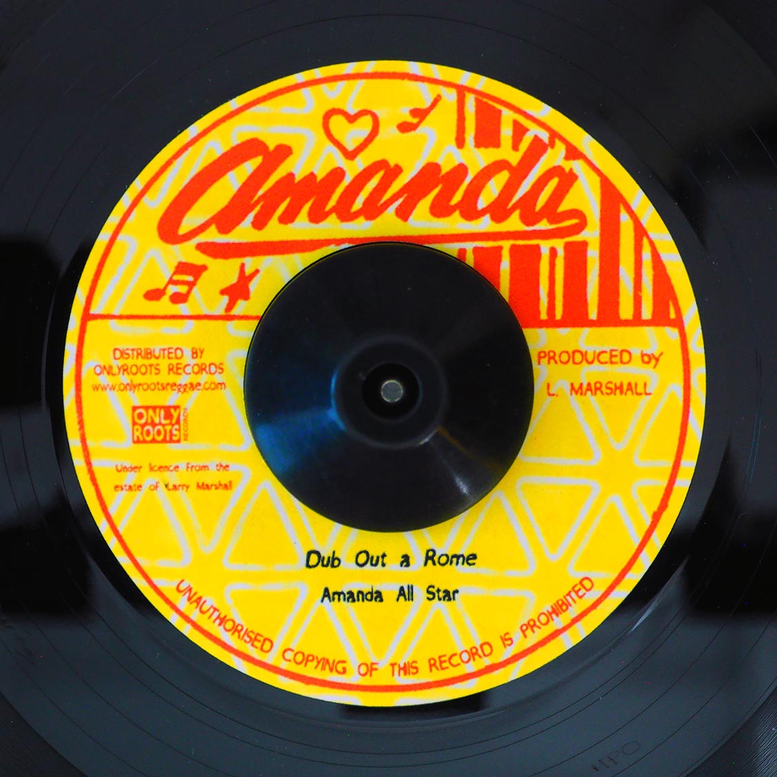 Larry Marshall - It Dread In A Rome  /  Amanda All Stars - Dub Out A Rome