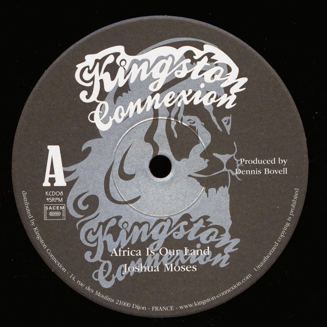 Joshua Moses - Africa Is Our Land  /  Dennis Bovell - Home (Version)