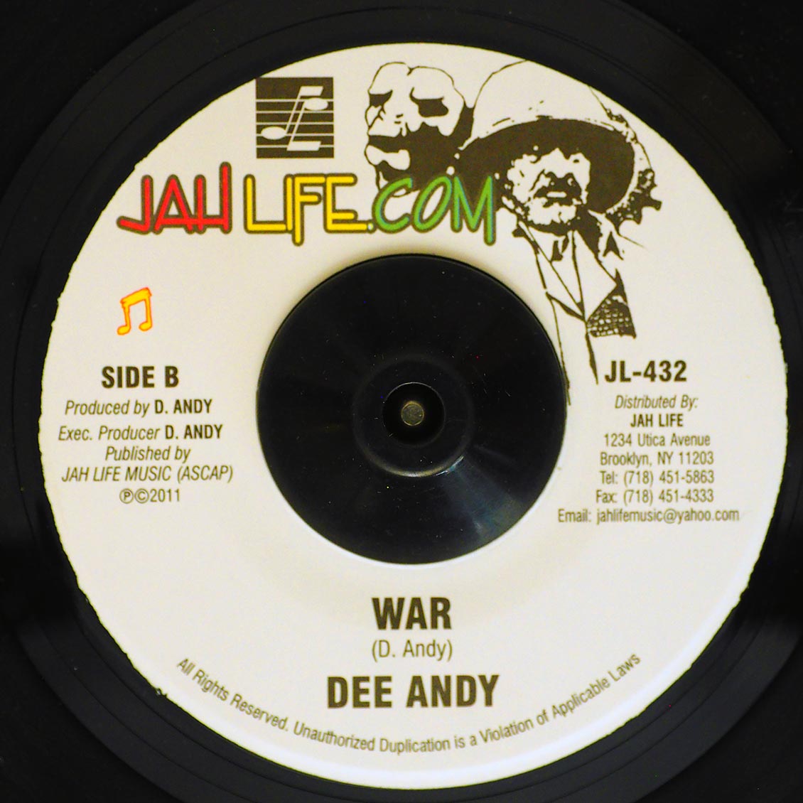 Dee Andy - I Am Coming Home  /  Dee Andy - War
