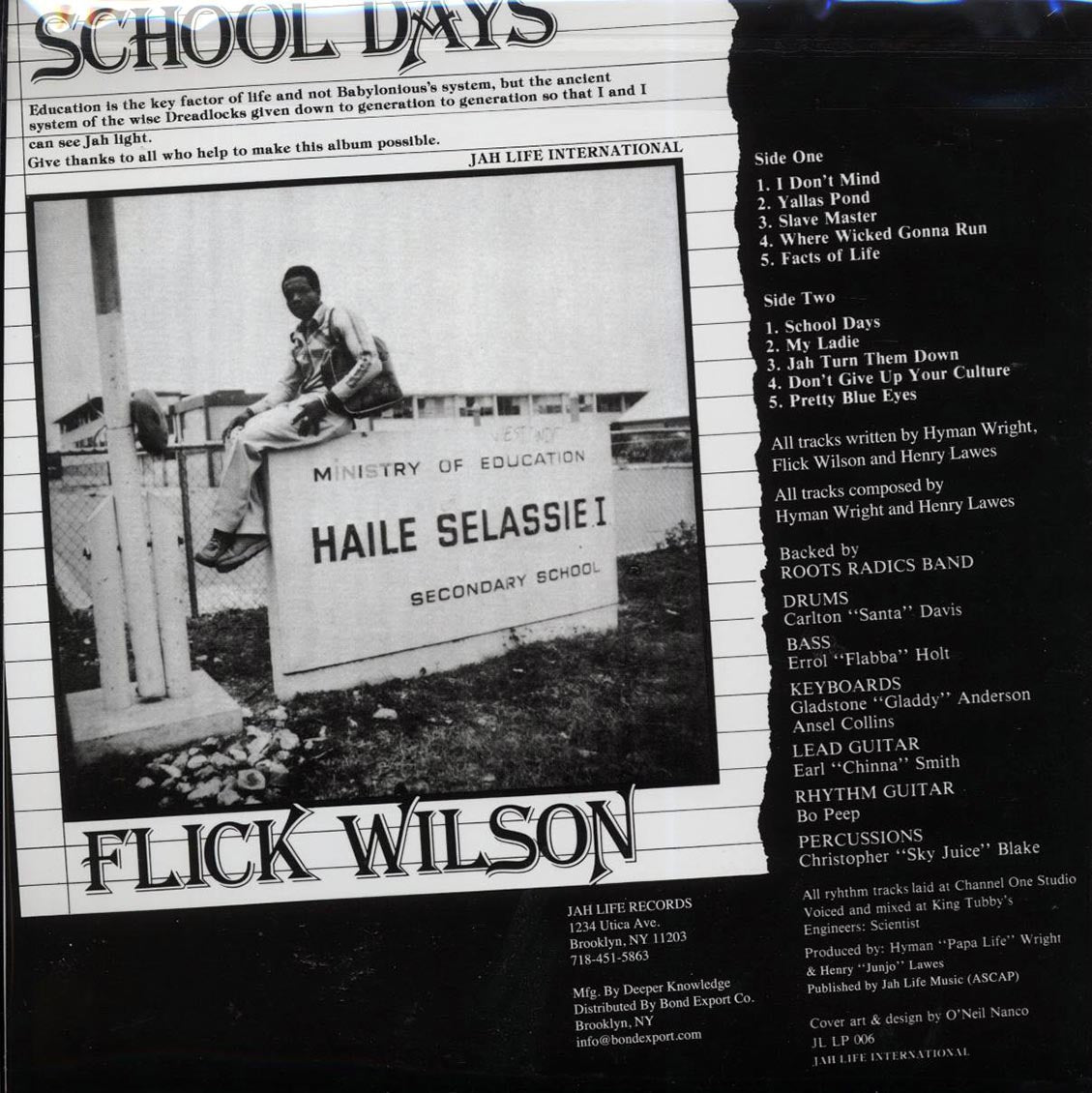 Flick Wilson - School Days