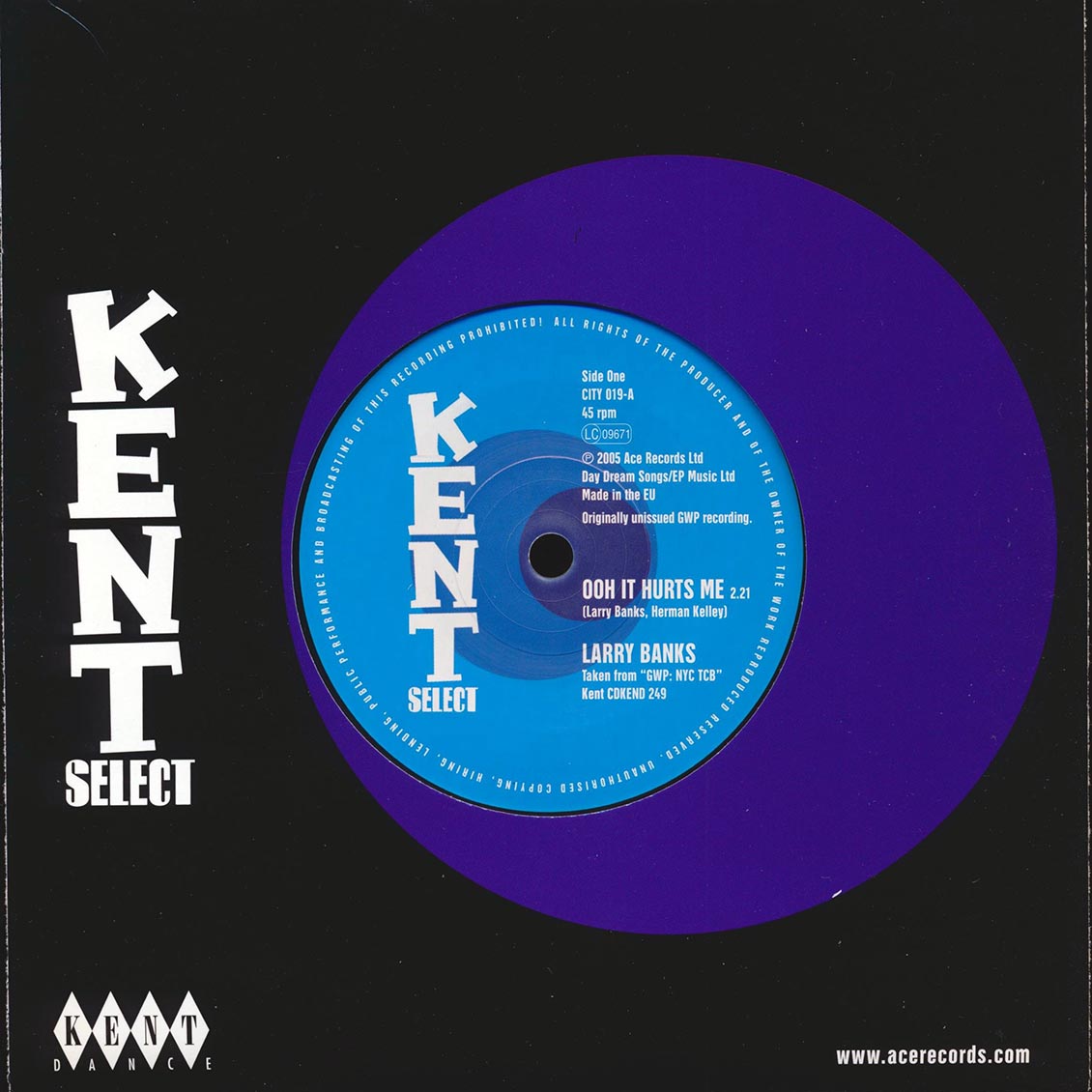 Larry Banks - Ooh It Hurts Me  /  Bobby Penn - Without Your Love