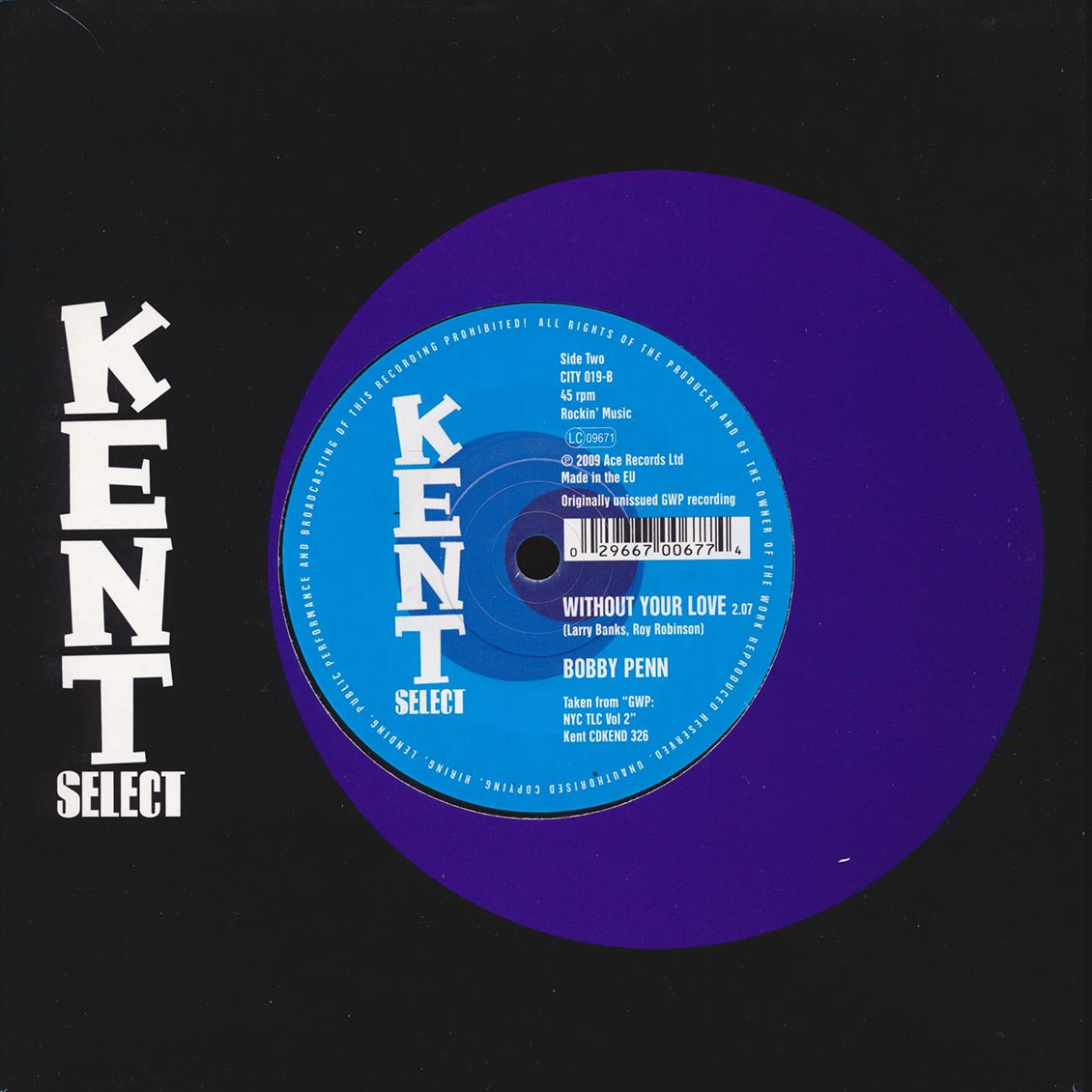 Larry Banks - Ooh It Hurts Me  /  Bobby Penn - Without Your Love