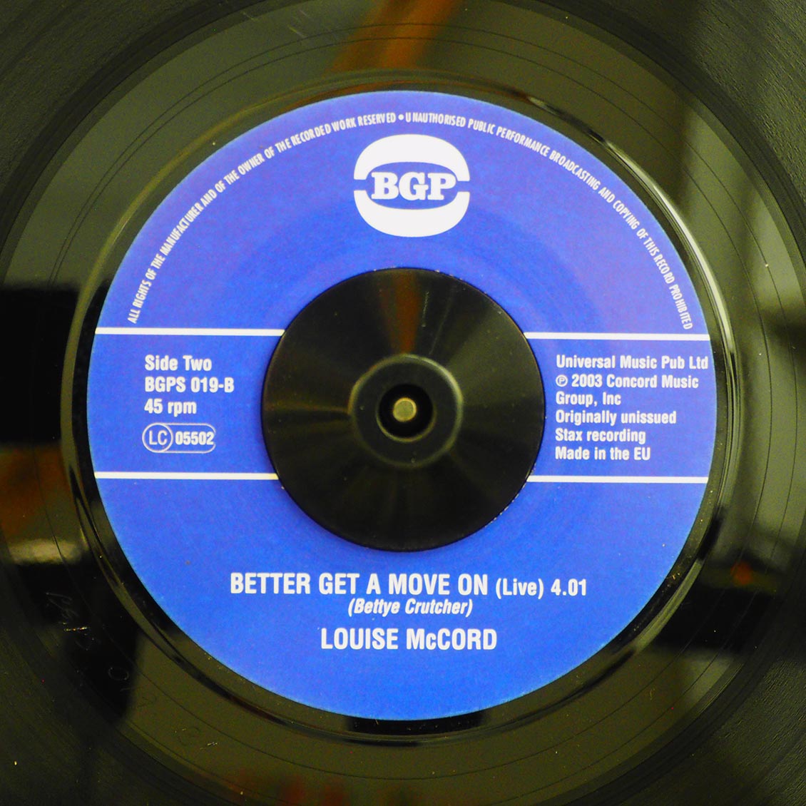 Otis And Carla Band - Tramp  /  Louie McCord - Better Get A Move On