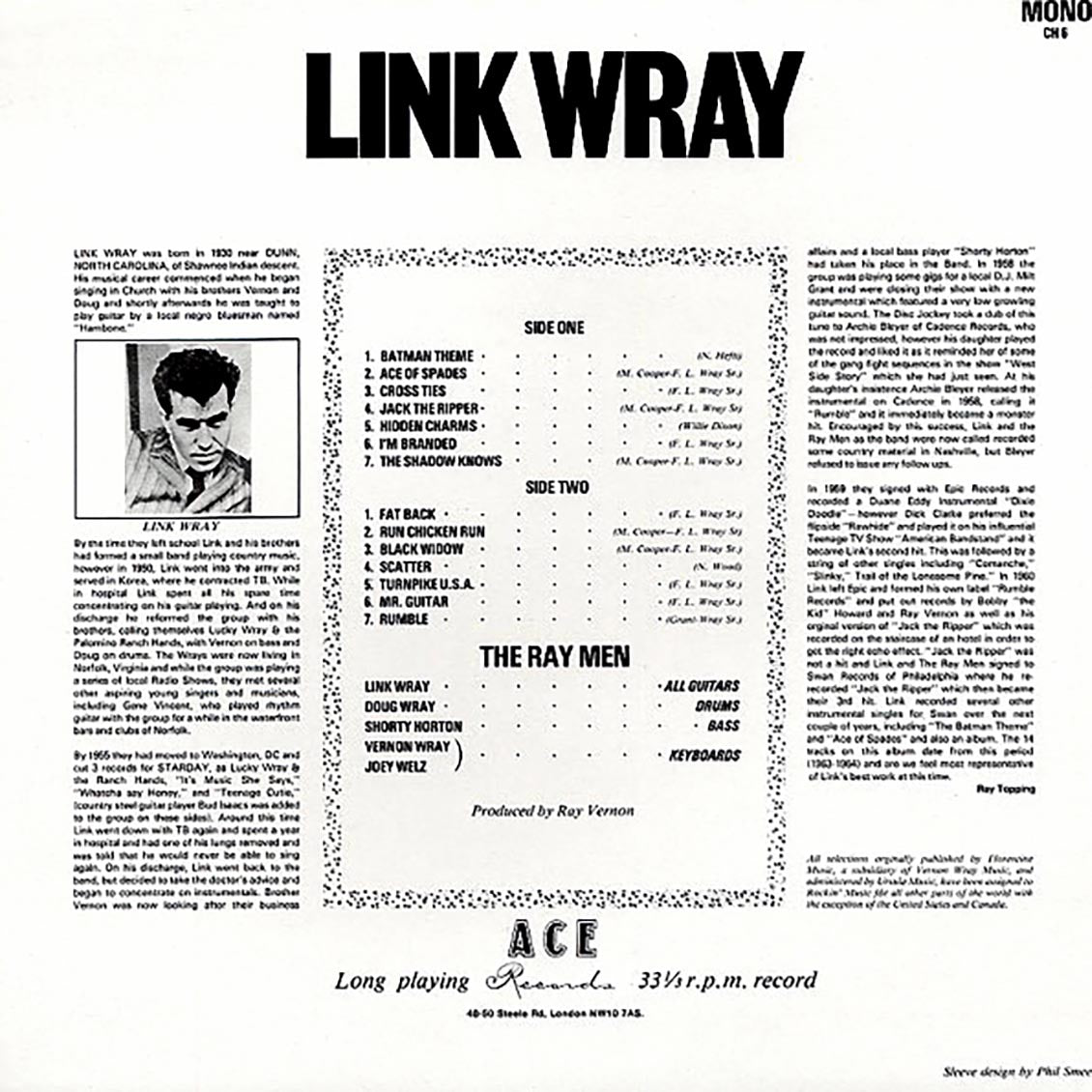 Link Wray - Early Recordings (mono)