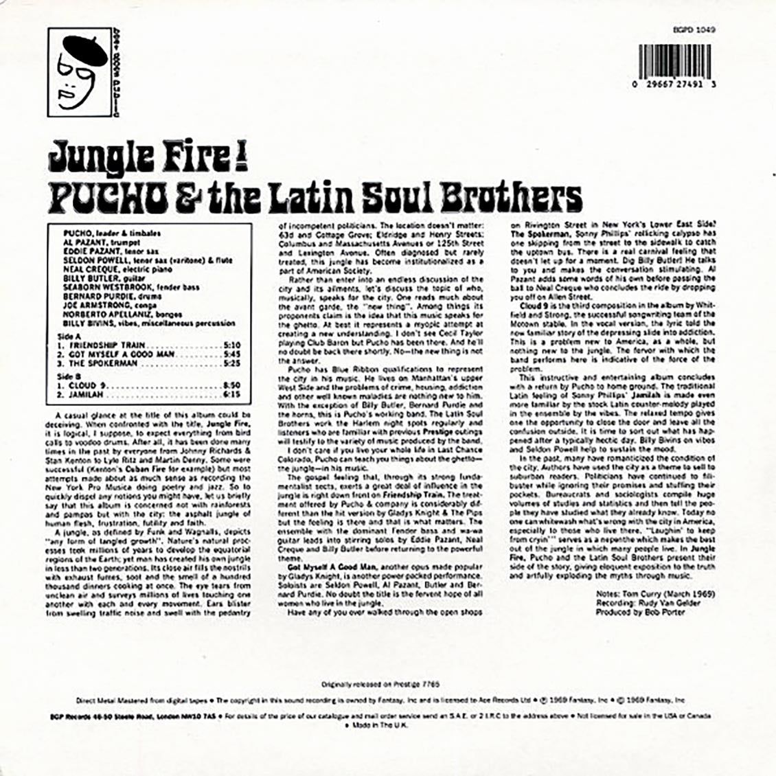 Pucho & The Latin Soul Brothers - Jungle Fire