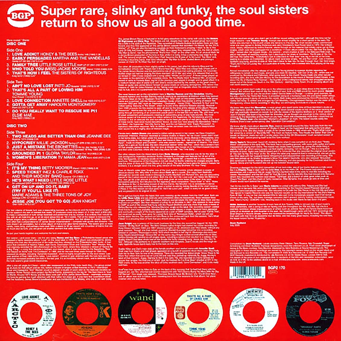 Millie Jackson, Honey & The Bees, Little Rose Little, Jean Knight, Etc. - Superfunk Presents The Return Of The Funk Soul Sisters (2xLP)