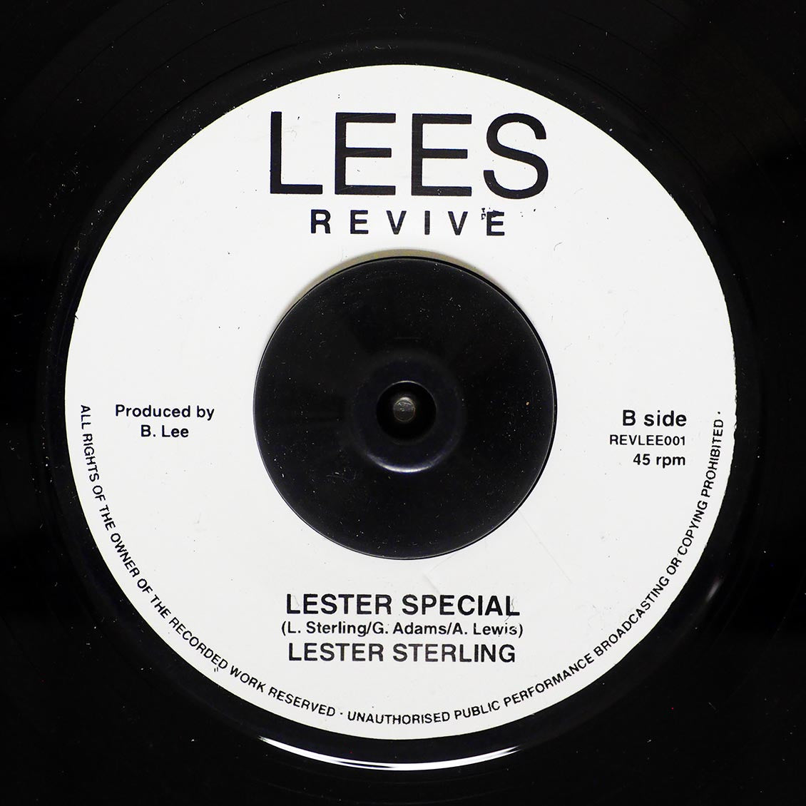 Lester Sterling - Super Special  /  Lester Sterling - Lester Special (UK press)