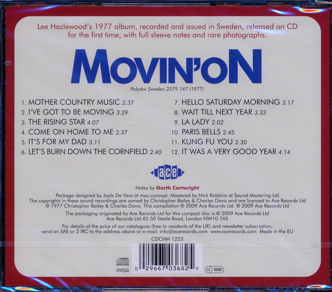 Lee Hazlewood - Movin On
