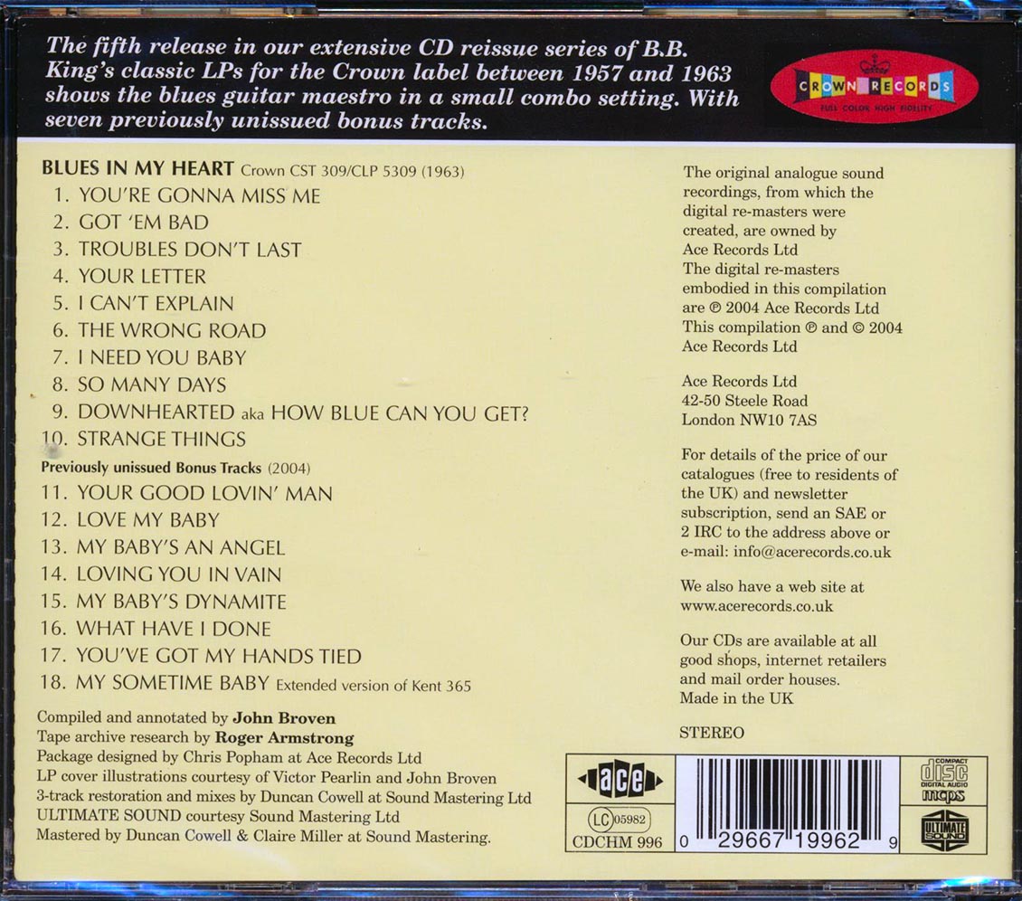 BB King - Blues In My Heart