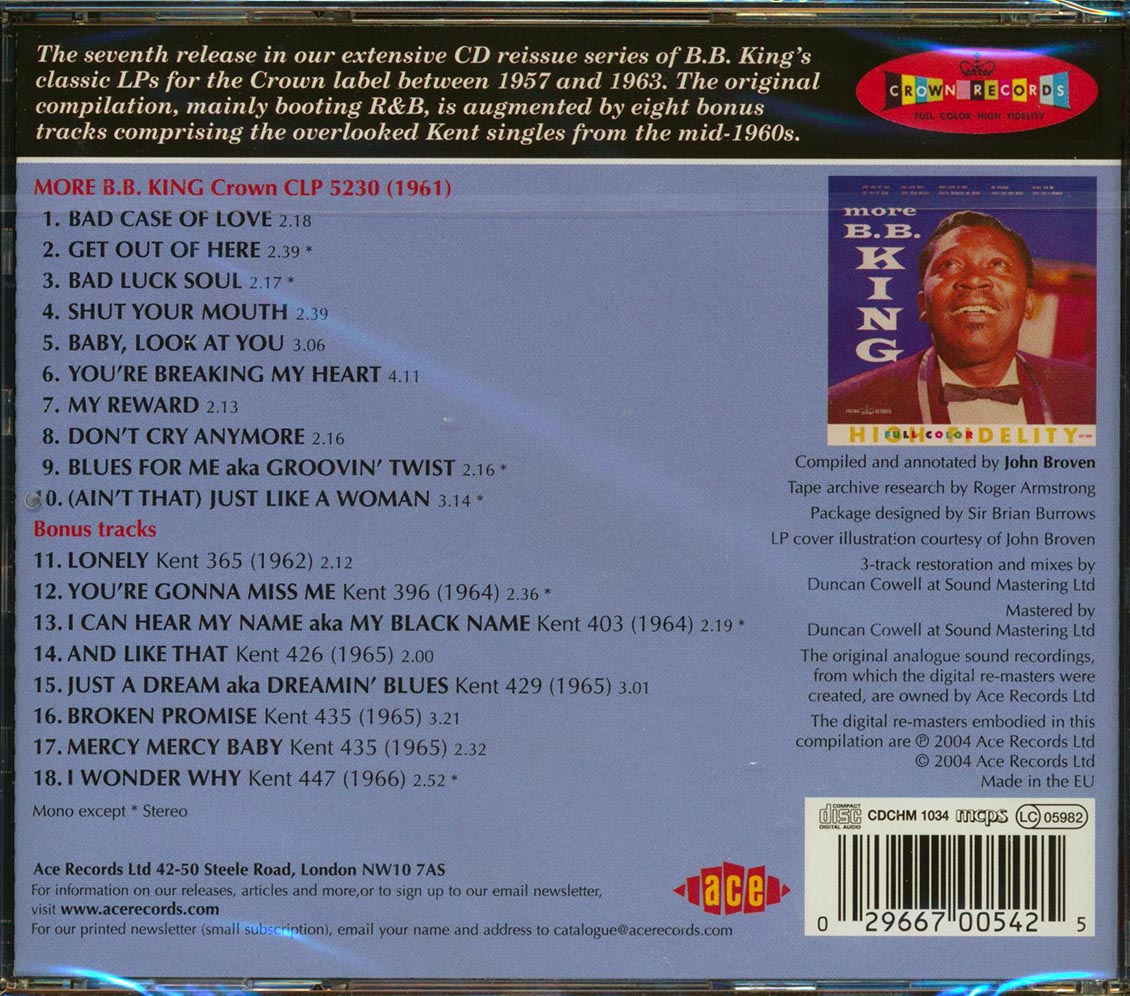 BB King - More BB King