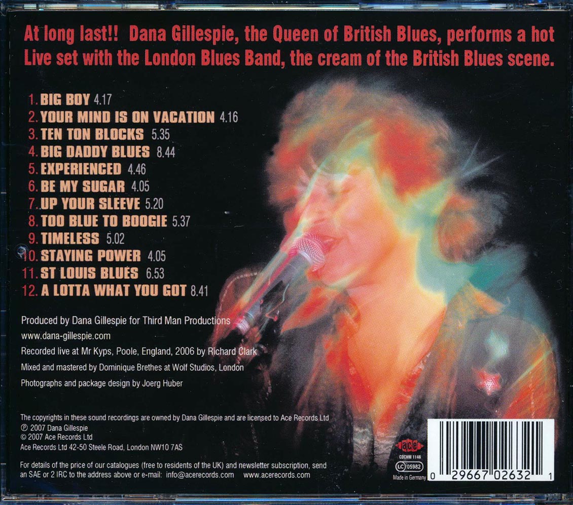 Dana Gilluespie - Live With The London Blues Band