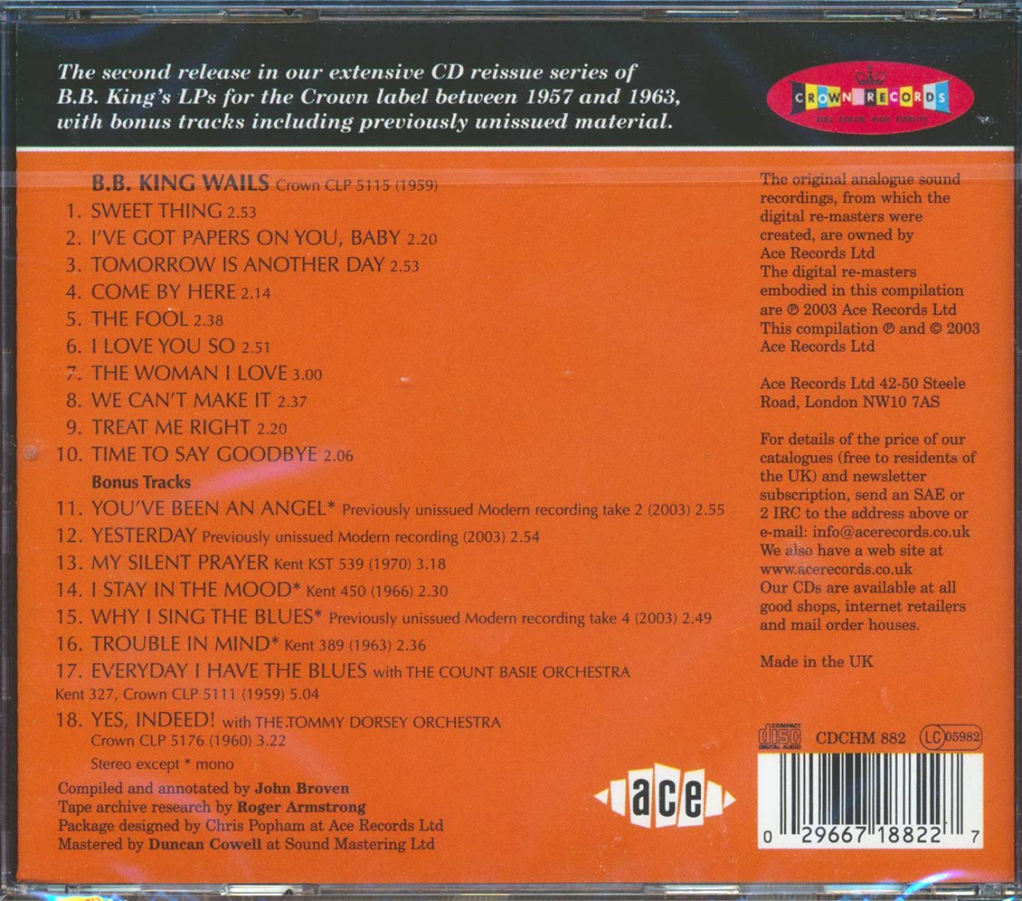 BB King - Wails