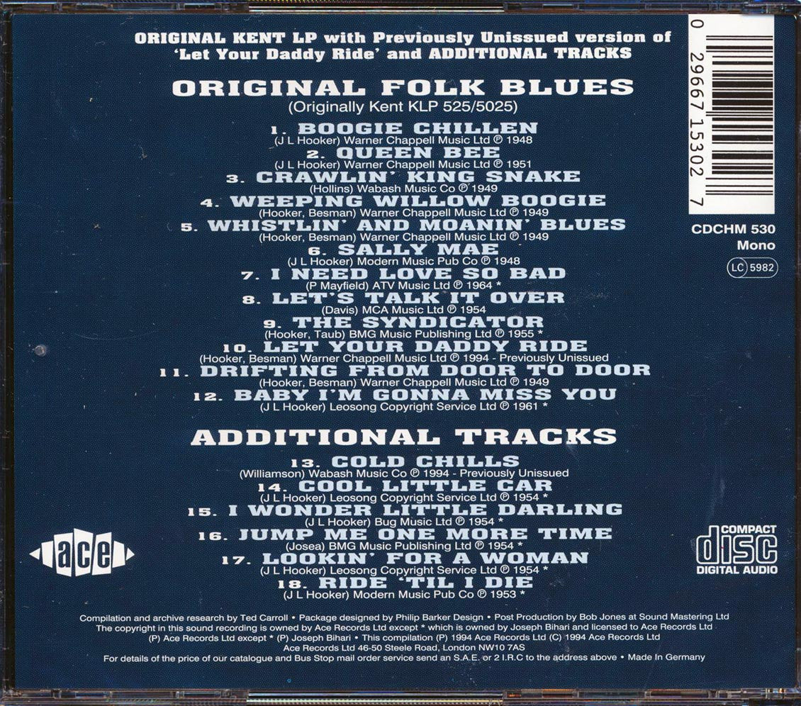 John Lee Hooker - Original Folk Blues