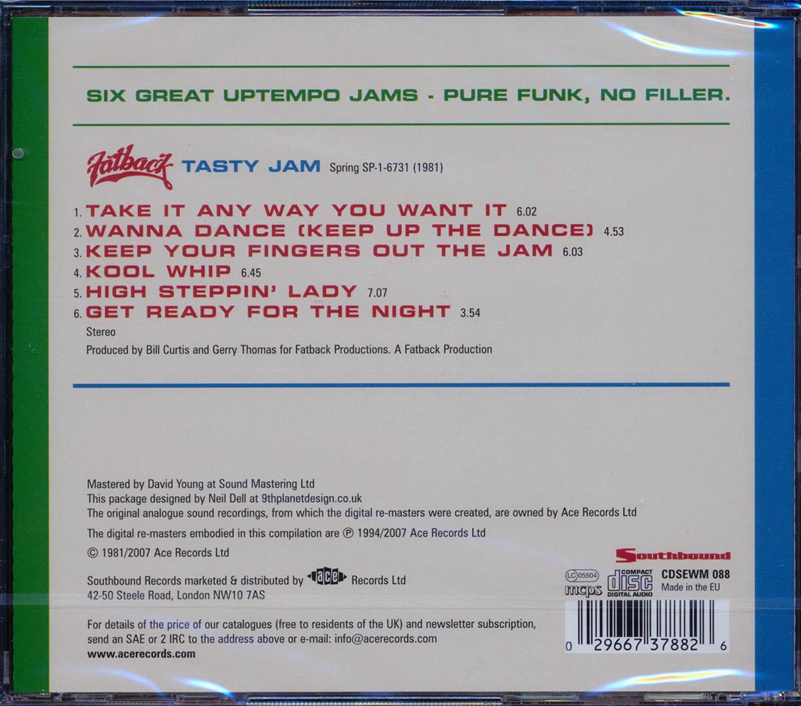 Fatback - Tasty Jam