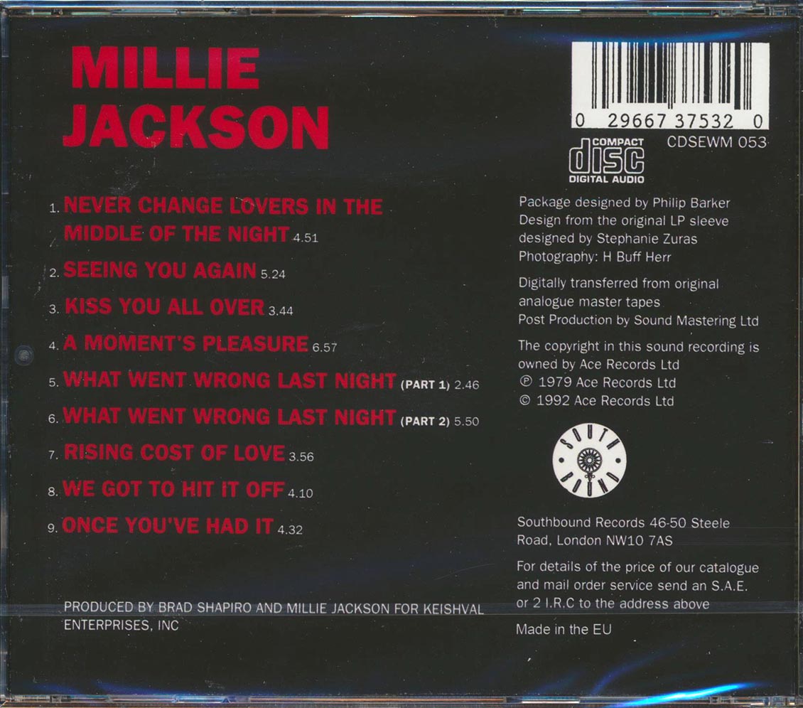 Millie Jackson - A Moment's Pleasure