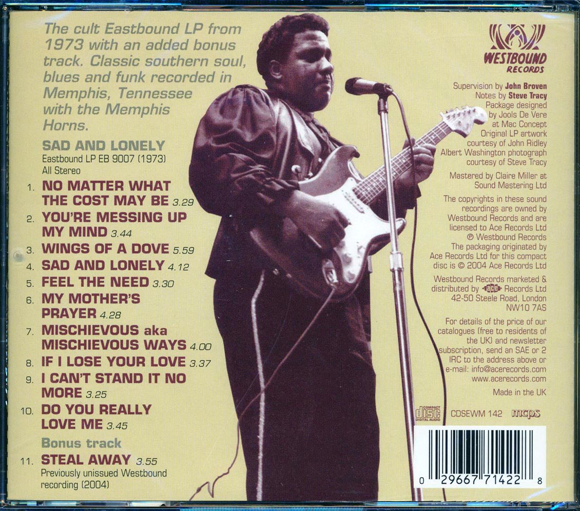 Albert Washington - Sad And Lonely