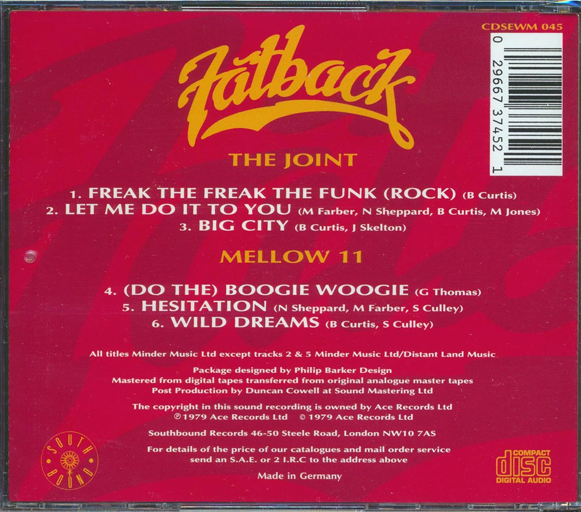 Fatback - Brite Lights, Big City