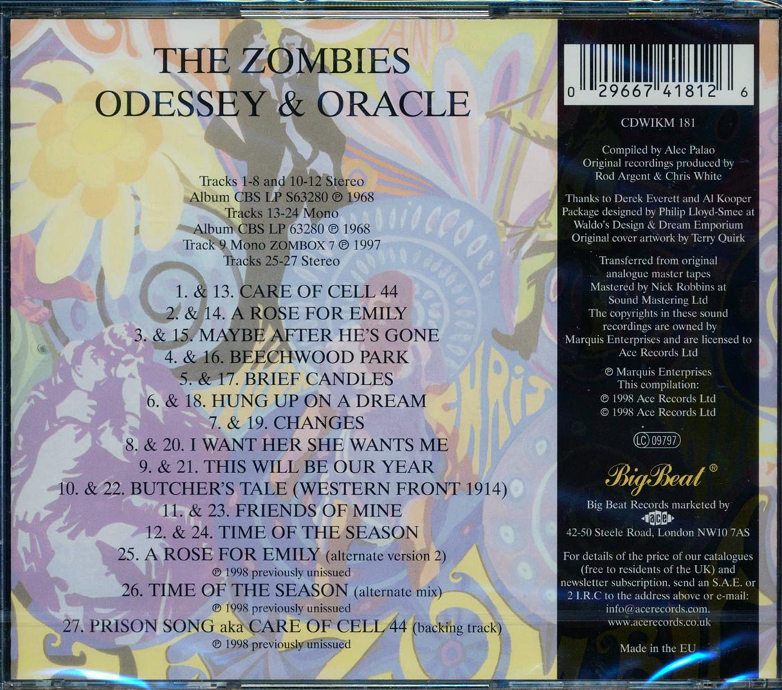 The Zombies - Odessey & Oracle (27 tracks)
