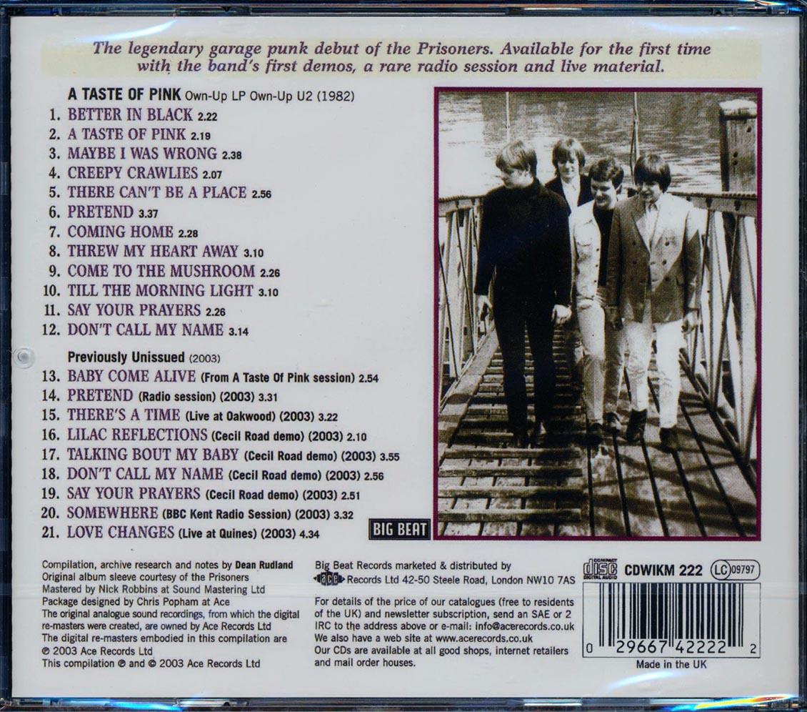 The Prisoners - A Taste Of Pink (21 tracks)