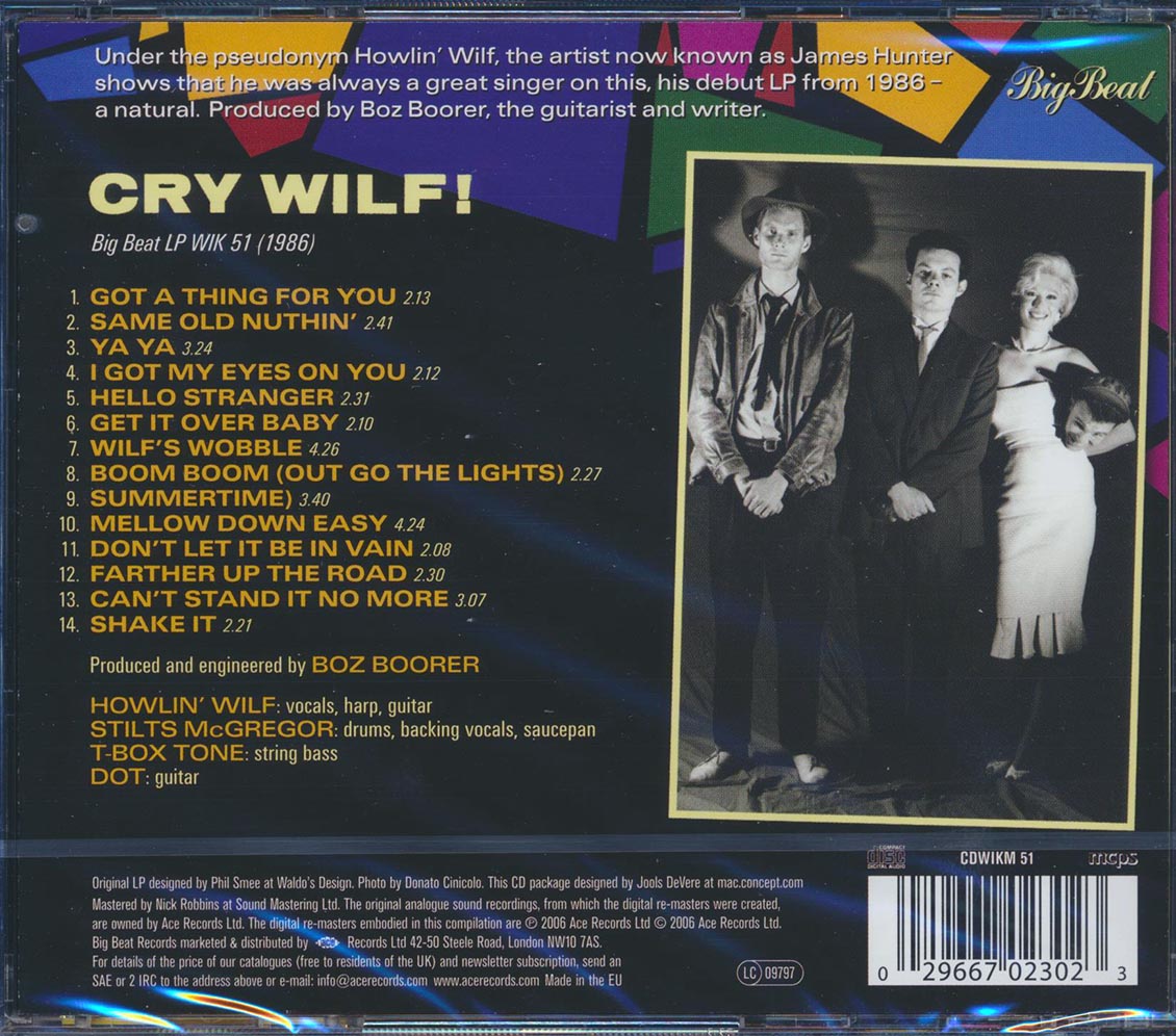Howlin Wilf & The Vee Jays - Cry Wilf