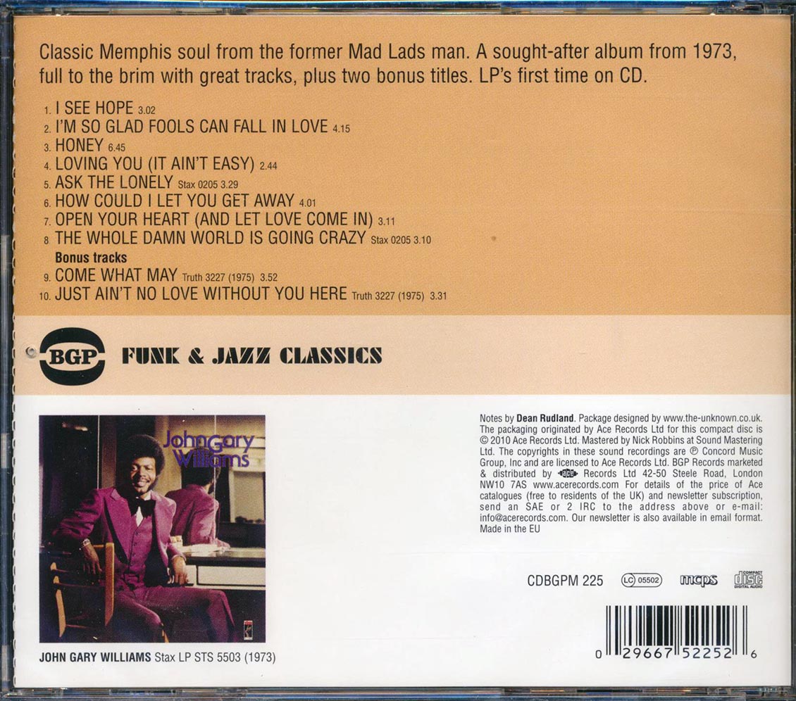 John Gary Williams - John Gary Williams