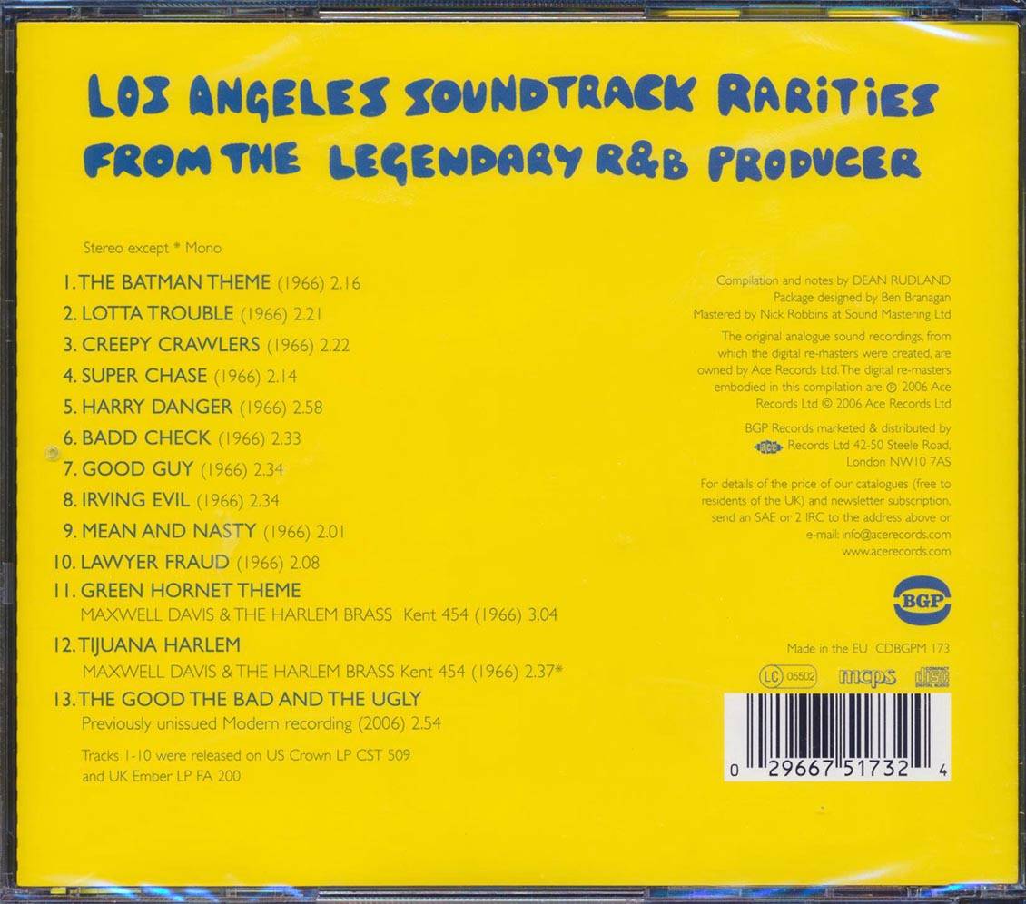 Maxwell Davis - Batman And Other Themes By Maxwell Davis