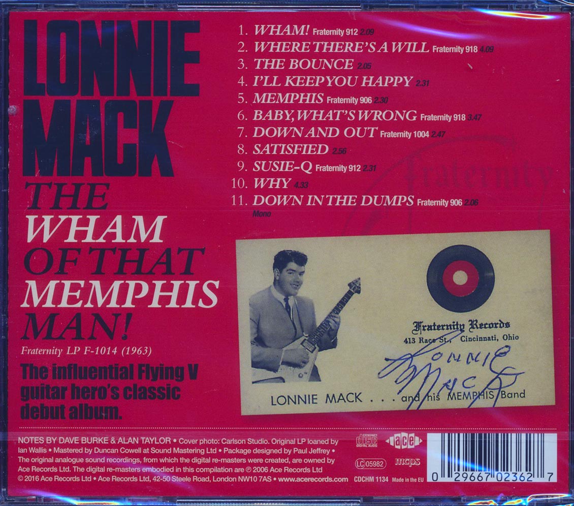 Lonnie Mack - The Wham Of That Memphis Man