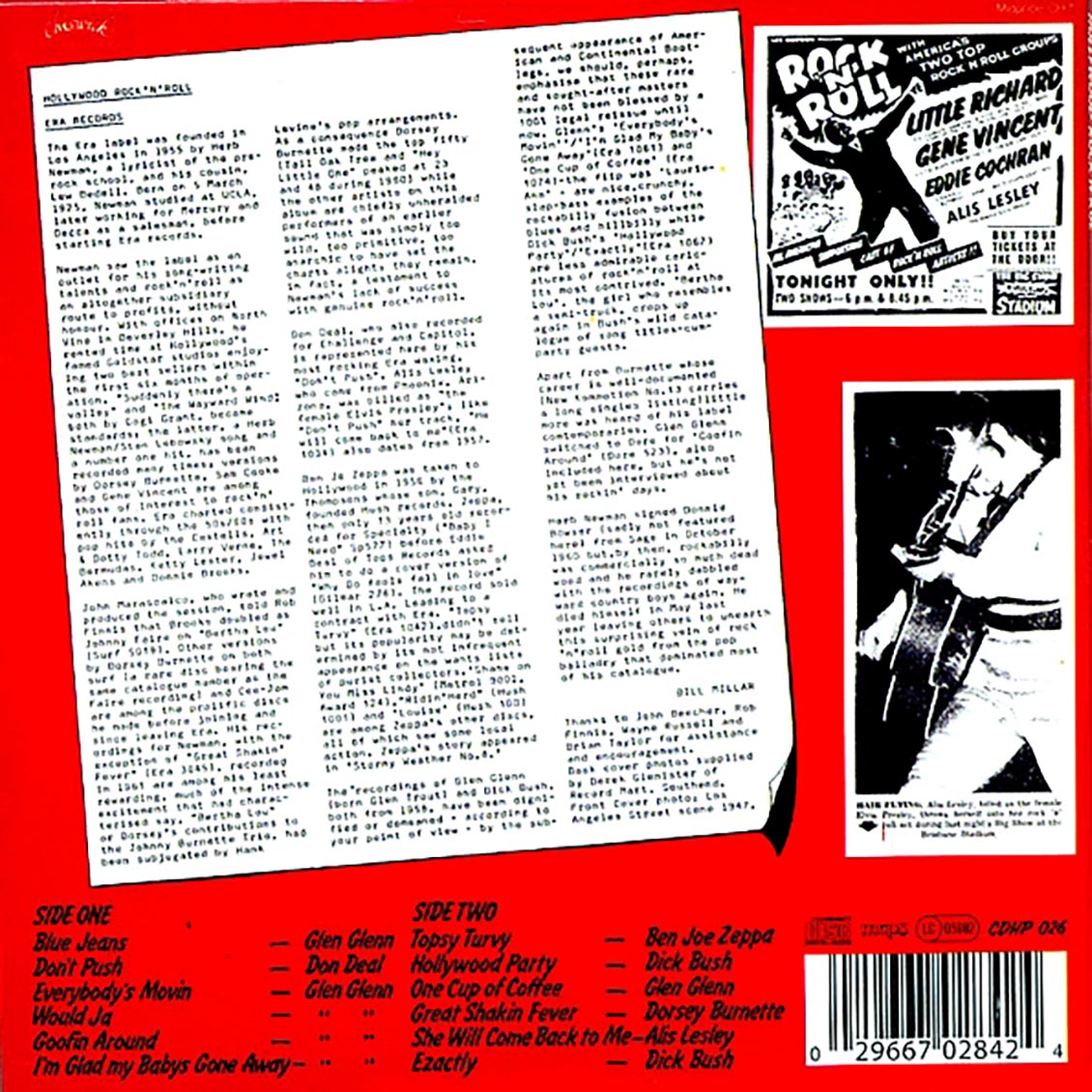Various - Hollywood Rock N Roll: 12 Rare Rockabilly Tracks