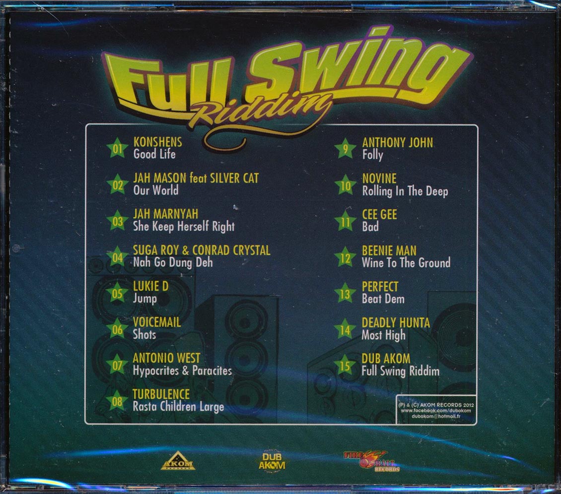 Perfect, Konshens, Jah Mason, Beenie Man, Etc. - Full Swing Riddim (rhythm: "Full Swing")