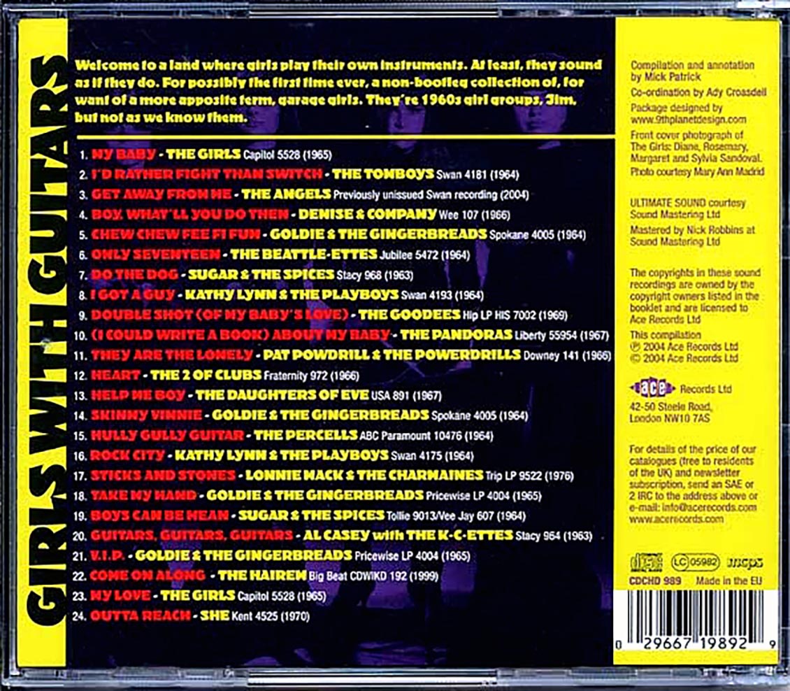 Various - Girls With Guitars (24 tracks)