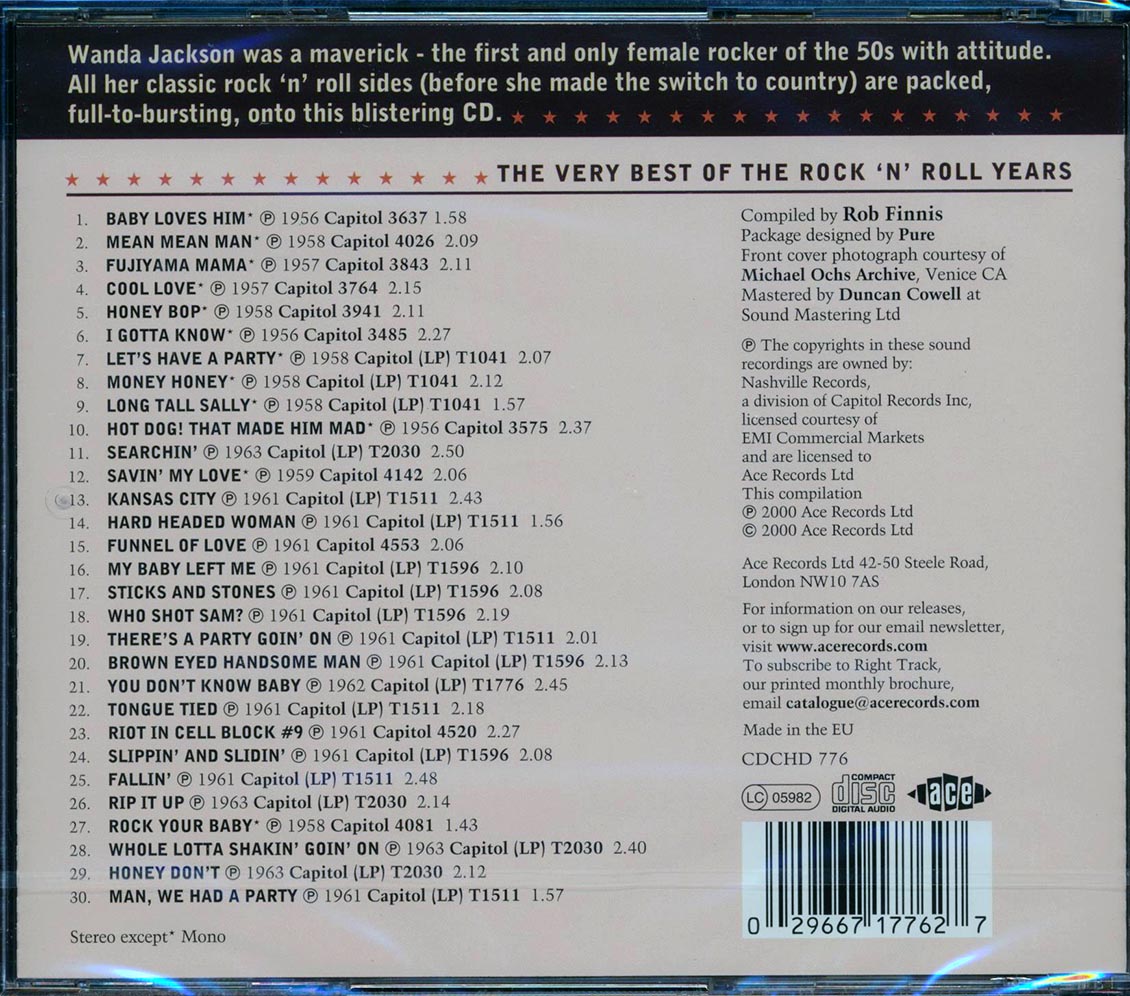 Wanda Jackson - Queen Of Rockabilly (30 tracks)