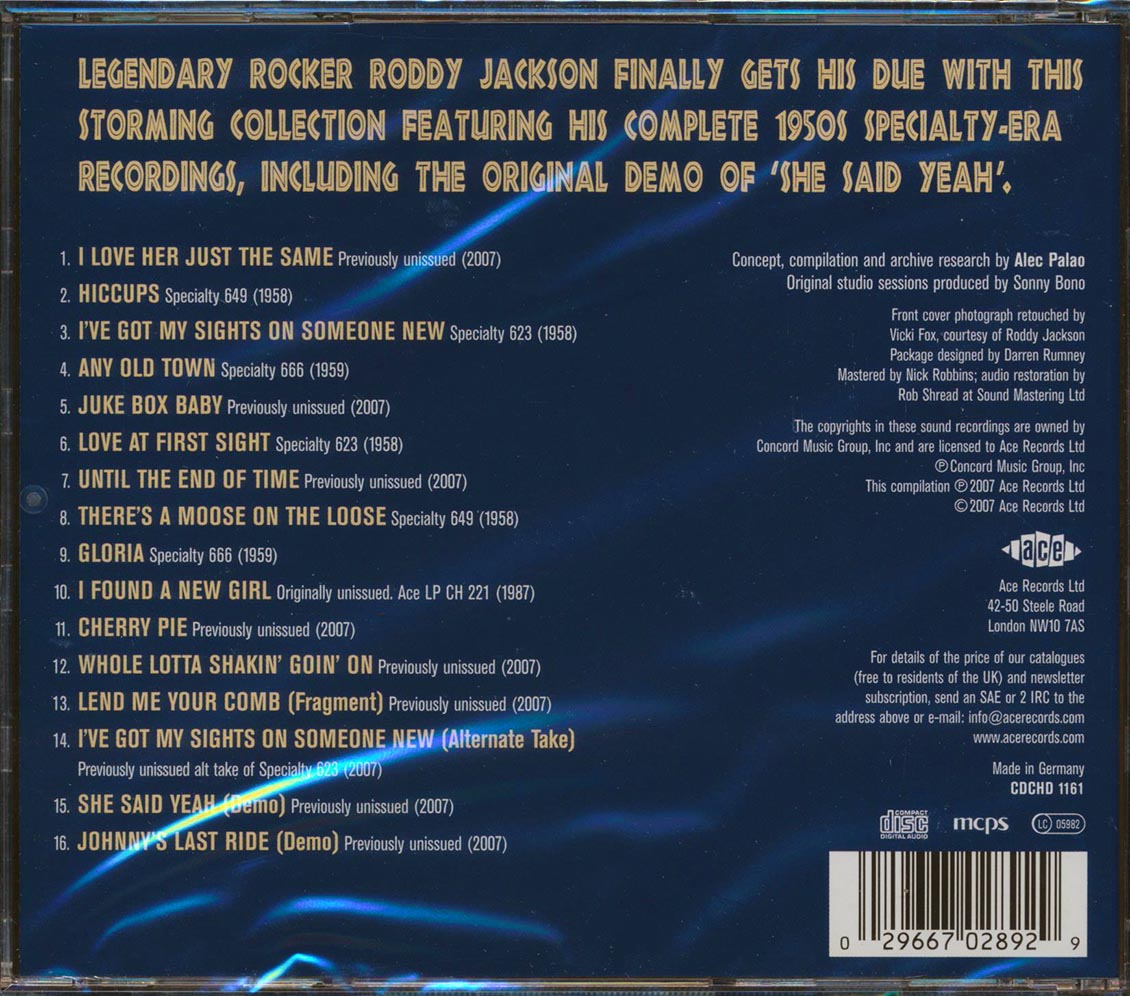 Roddy Jackson - Central Valley Fireball