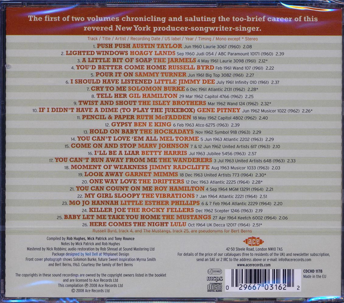 Various - The Bert Berns Story: Twist & Shout Volume 1 1960-1964 (26 tracks)