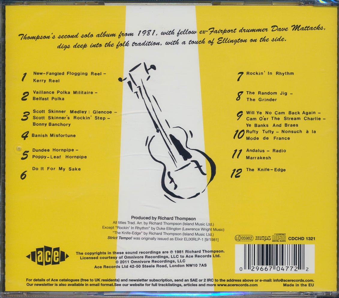Richard Thompson - Strict Tempo
