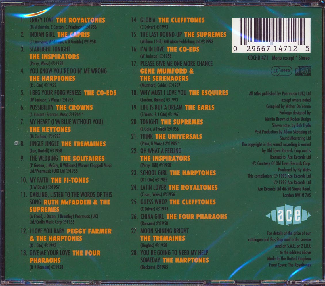 Various - Old Town Doo Wop Volume 3 (28 tracks)