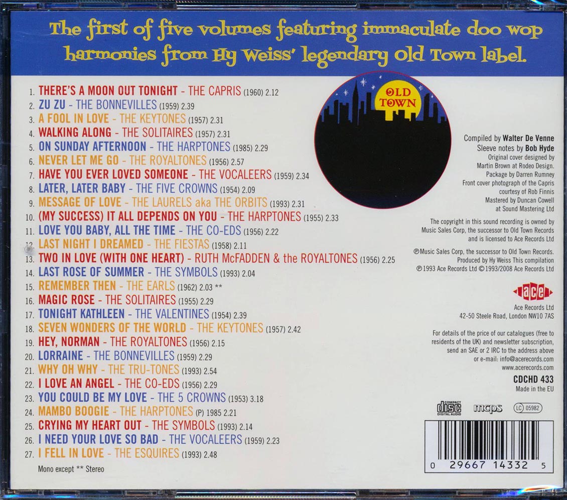 Various - Old Town Doo Wop Volume 1 (27 tracks)