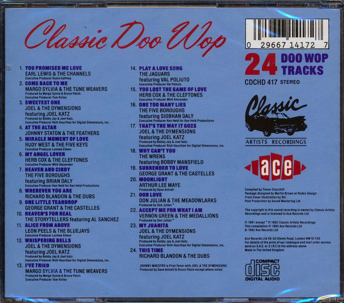Various - Classic Doo Wop (24 tracks)