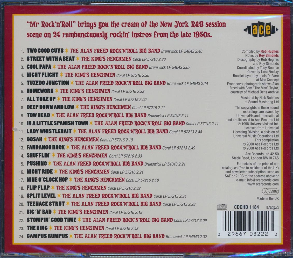 Alan Freed Rock N Roll Big Band, King's Henchmen - The Alen Freed Rock N Roll Big Band: A Stompin Good Time (24 tracks)