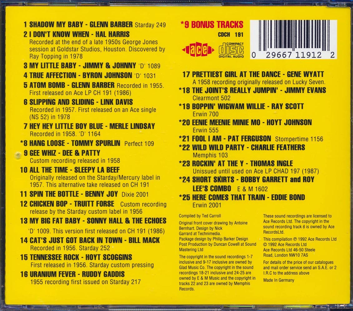 Various - Rockabilly Shakeout (25 tracks)