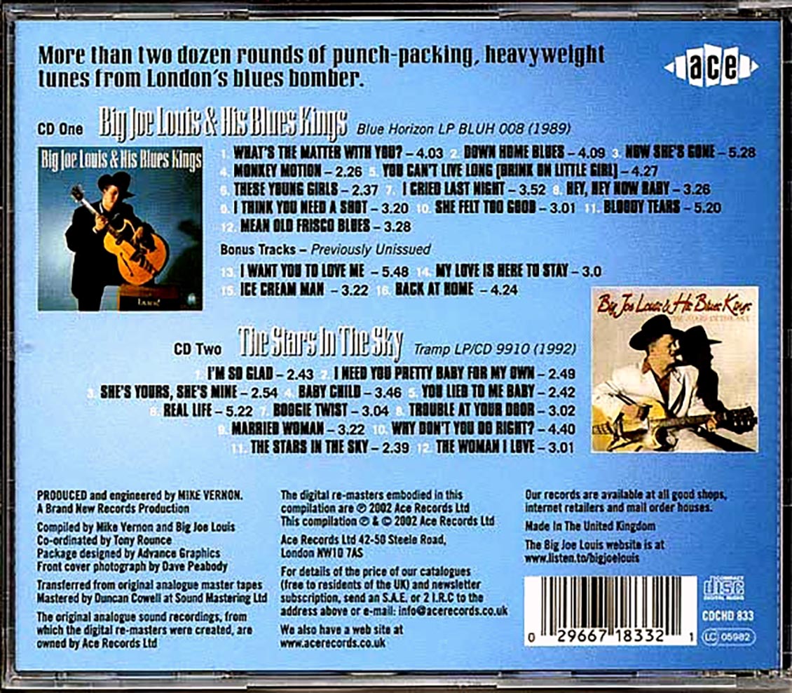 Big Joe Louis & His Blues Kings - Big Joe Louis & His Blues Kings + The Stars In The Sky (28 tracks)