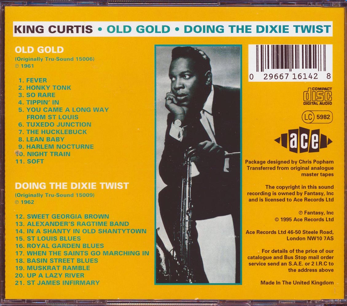 King Curtis - Old Gold + Doing The Dixie Twist (21 tracks)