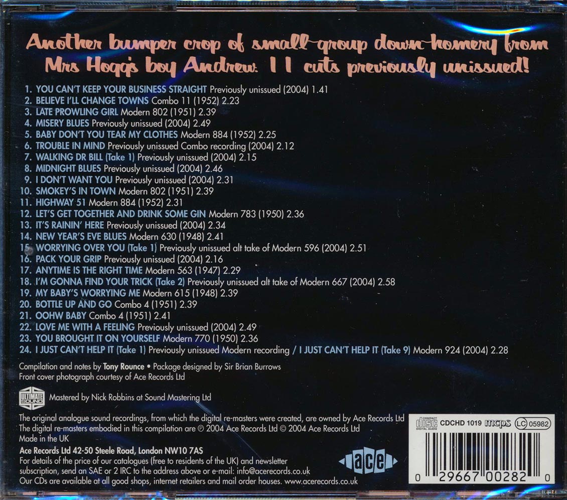 Smokey Hogg - Midnight Blues (24 tracks)