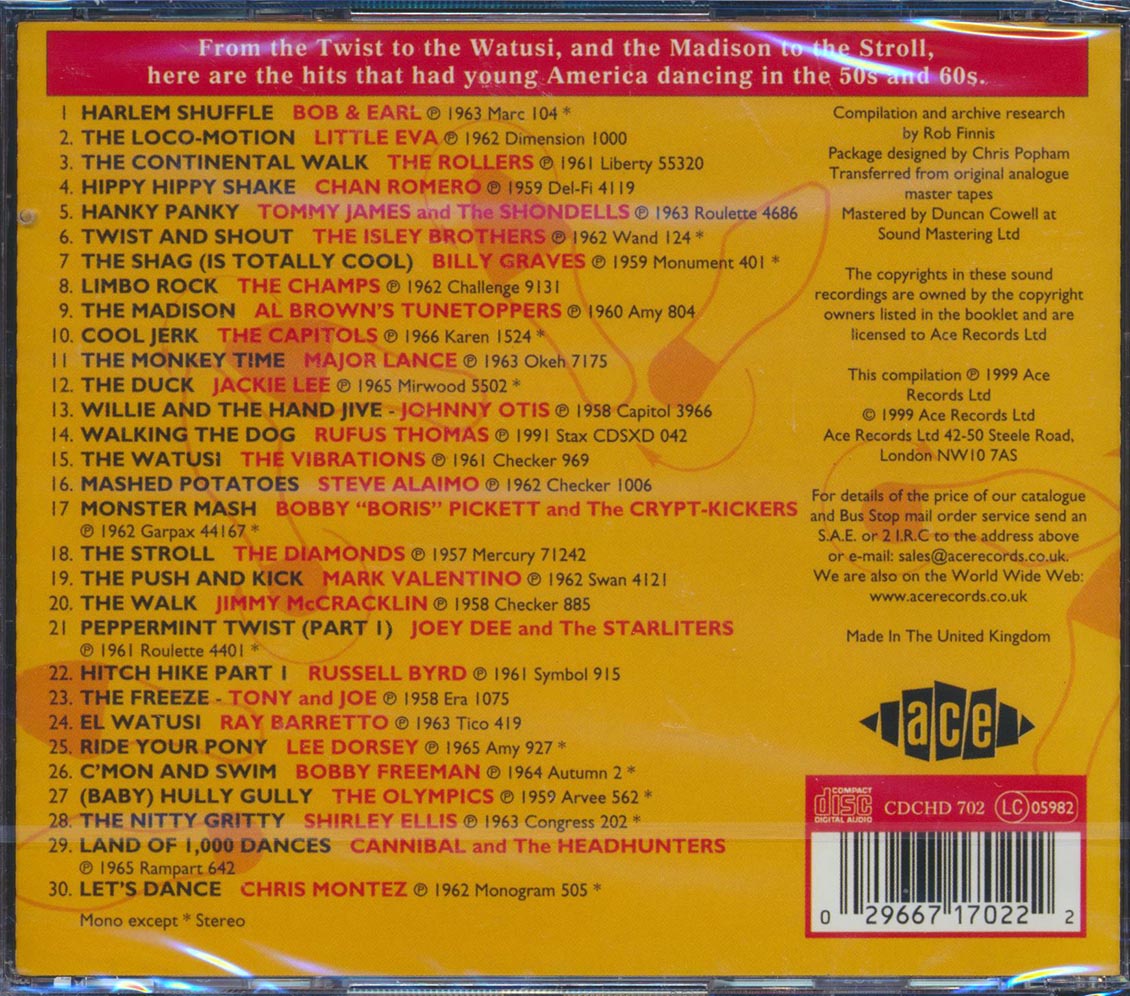 Various - Land Of 1000 Dances: The Ultimate Compilation Of Hit Dances 1958-1965 (30 tracks)