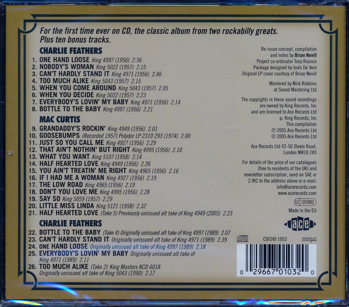 Charlie Feathers, Mac Curtis - Rockabilly Kings (26 tracks)