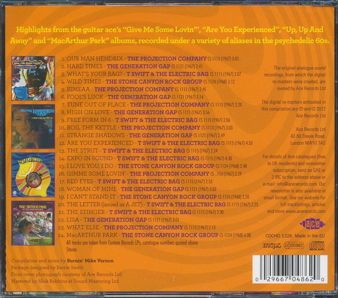 Jerry Cole - Psychedelic Guitars (24 tracks)