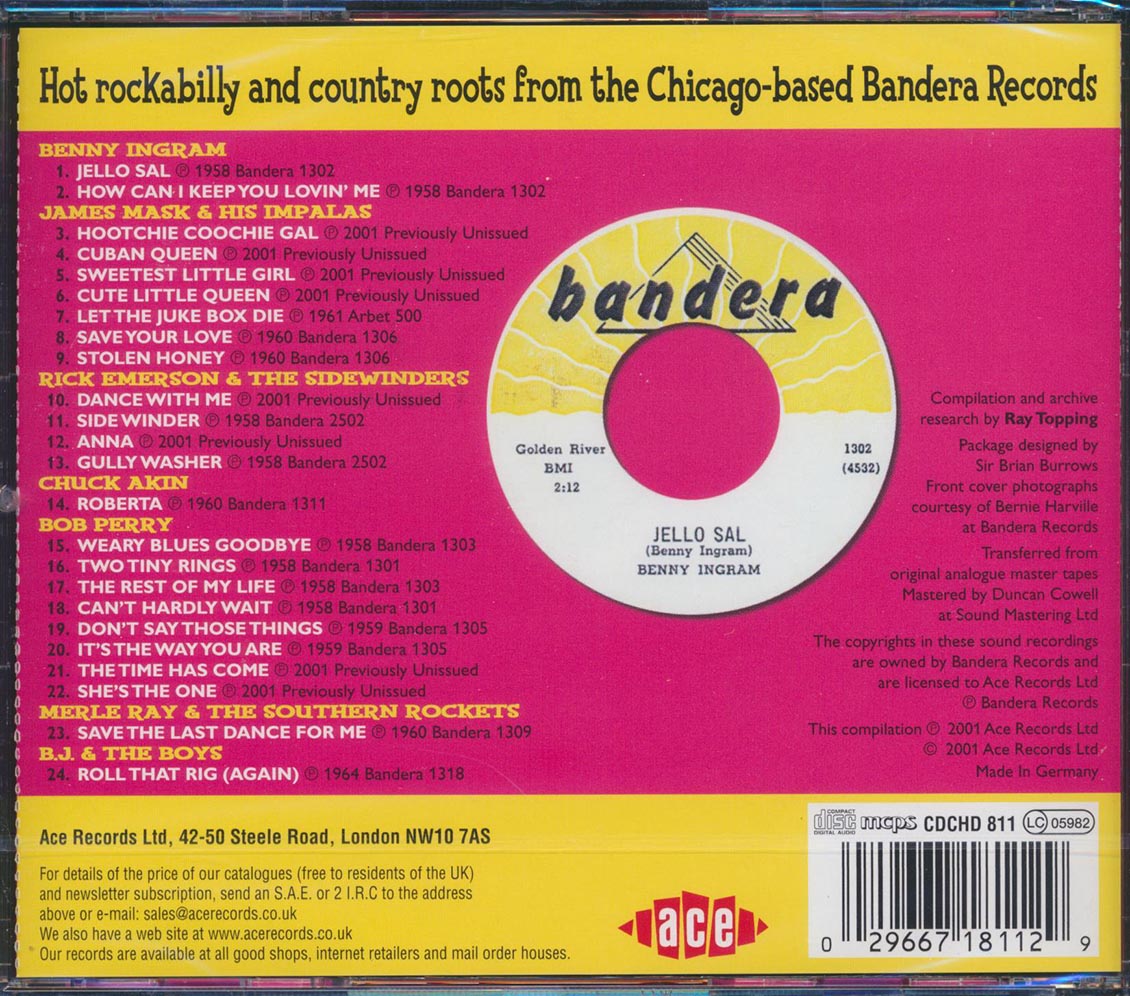 Various - Bandera Rockabilly And Country Roots (24 tracks)