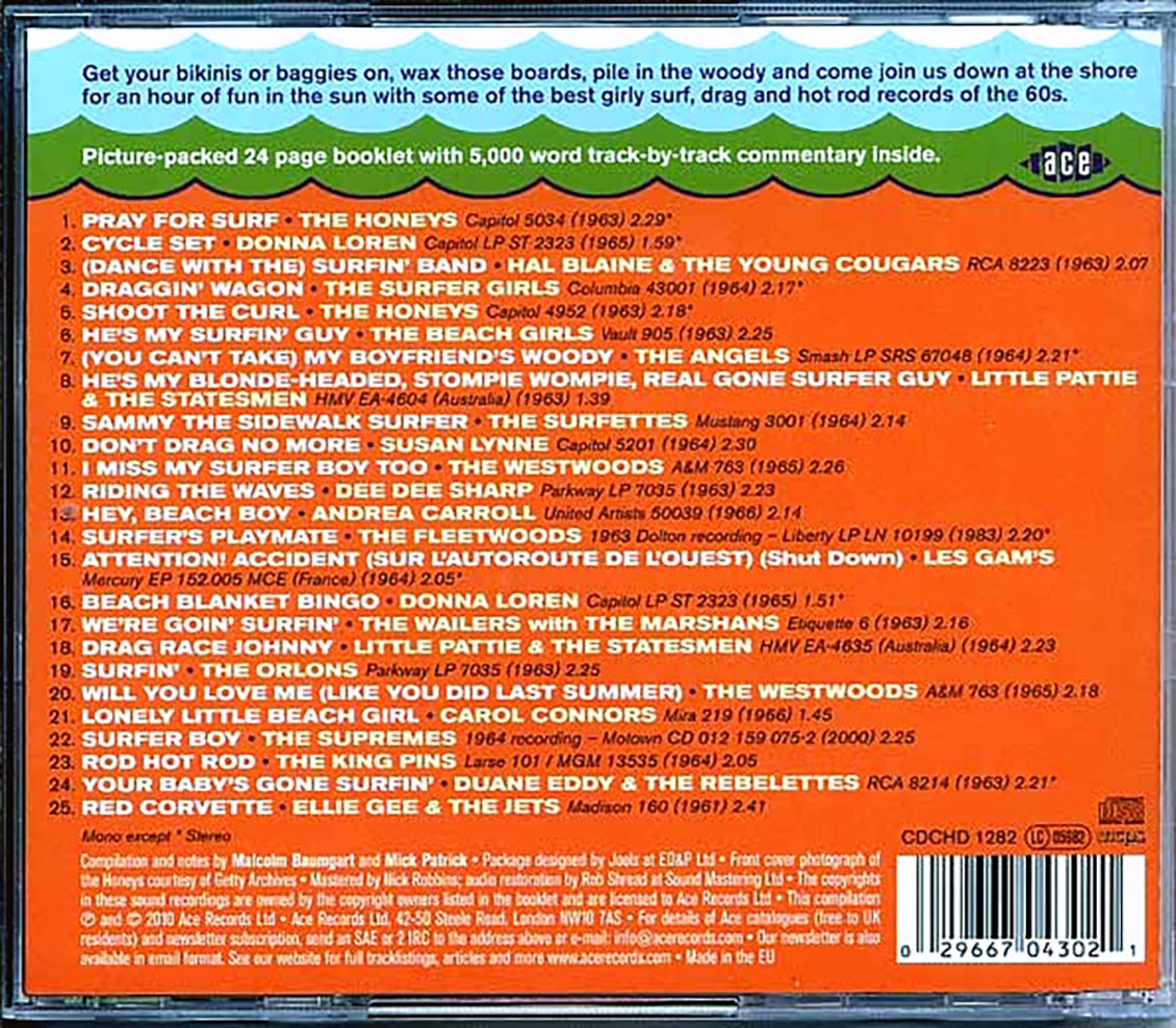 Various - Hey, Beach Girls: Female Surf N Drag 1961-1966 (25 tracks)