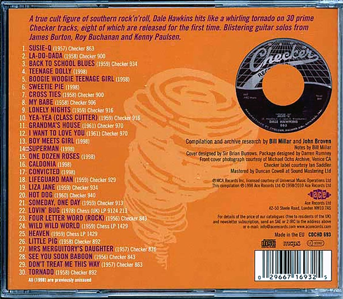 Dale Hawkins - Rock N Roll Tornado (30 tracks)