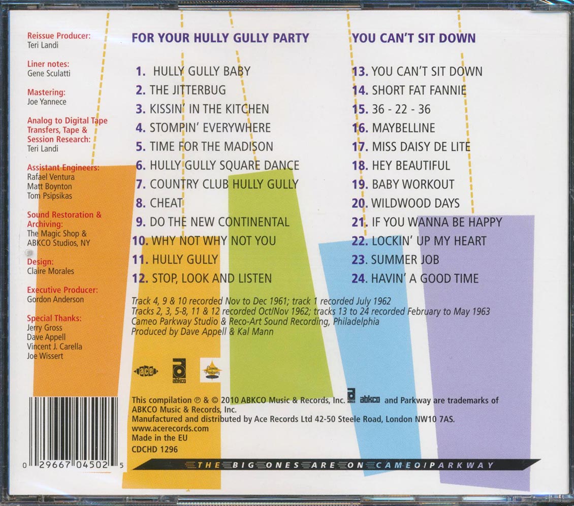 The Dovells - For Your Hully Gully + You Can't Sit Down (24 tracks)