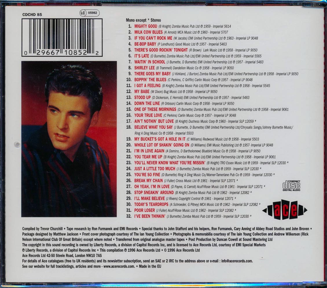 Ricky Nelson - Rockin With Ricky (32 tracks)